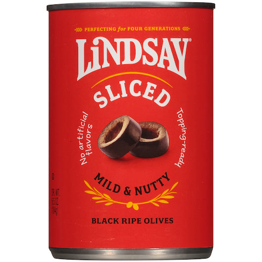 Lindsay Sliced Tray Domestic Olives Canned, 12 x 6.5 oz Case - DOT product image 6