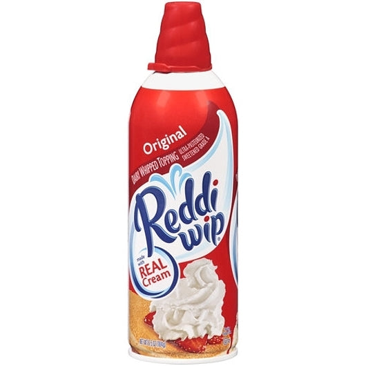 Reddi Whip Original Whipped Topping, 12 x 6.5 oz Case - Bakery & Desserts
