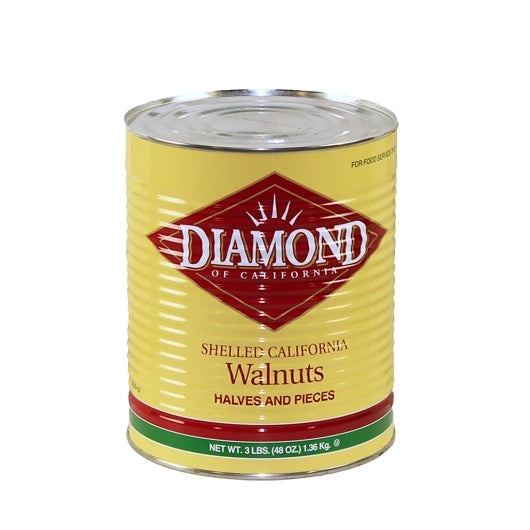 Diamond Walnut Halves Walnut Hlvs/pcs, 6 x 3 lb Case - Nuts & Seeds