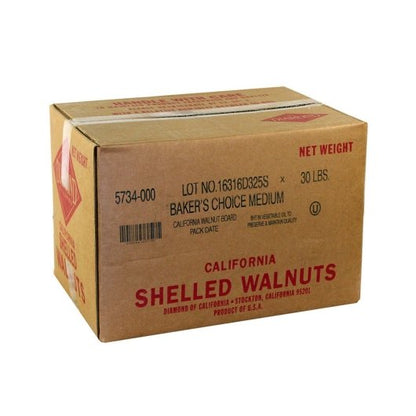 Diamond Bakers Choice Baker Choice Medium Walnut Pieces, 1 x 30 lb Case - DOT product image 3