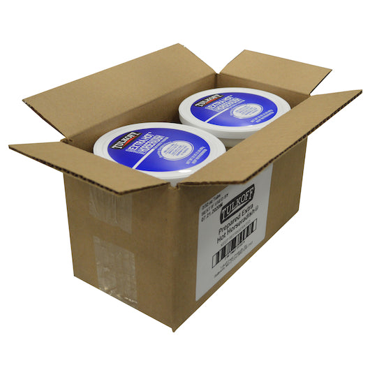 Tulkoff White Prepared Extra Hot Horseradish Bulk, 2 x 32 oz Case - DOT product image 5