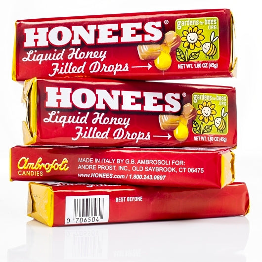 Honees Honey Filled Throat Drops, 12 x 24 x 1.6 oz Case - DOT product image 3