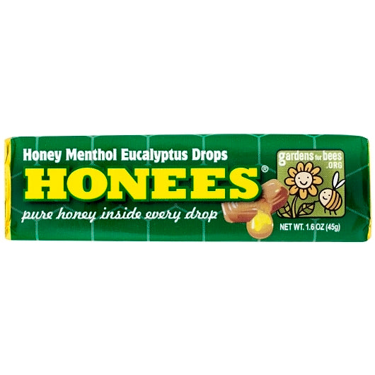 Honees Menthol Cough Drops, 12 x 24 x 1.6 oz Case - Health & Personal Care