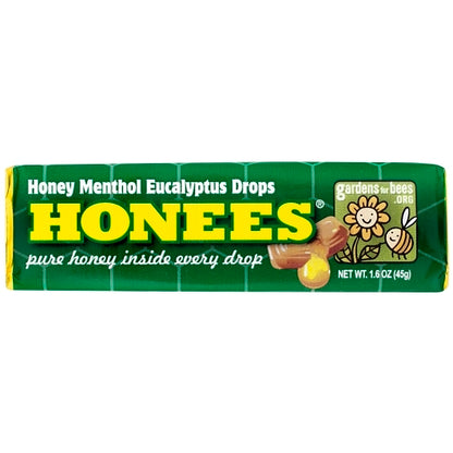 Honees Menthol Cough Drops, 12 x 24 x 1.6 oz Case - Health & Personal Care