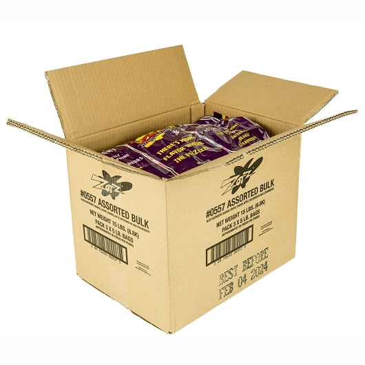 Zotz Assorted Candy Individually Wrapped Bulk, 3 x 5 lb Case - GS1 open-case image