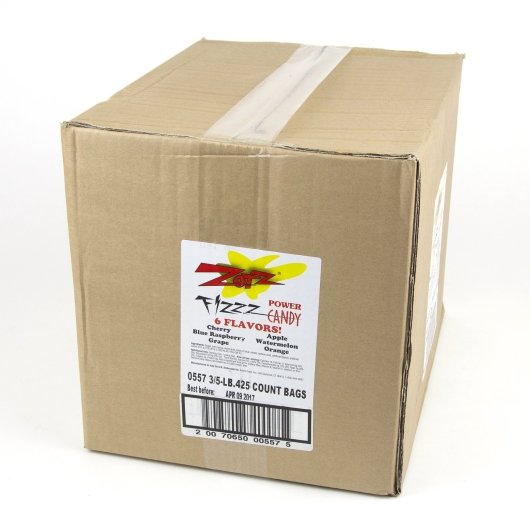 Zotz Assorted Candy Individually Wrapped Bulk, 3 x 5 lb Case - Alternate product angle or state