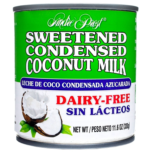 Andre Prost Sweetened Condensed Coconut Milk Display Tray; 11.6 Ounce; 12 Per Case - DOT product image 1