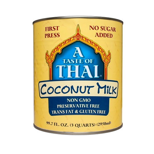 A Taste Of Thai Coconut Milk, 3 x 99.7 fl oz Case - Pantry Ingredients