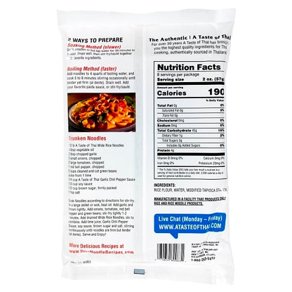 A Taste Of Thai Noodles 10Mm Wide Rice, 6 x 1 lb Case - DOT product image 6