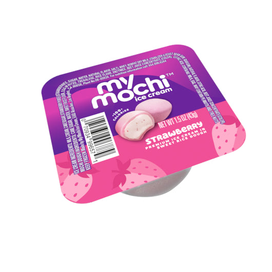 My Mochi Strawberry Ice Cream, 72 x 1.25 oz Case - Frozen Fruit - image 2