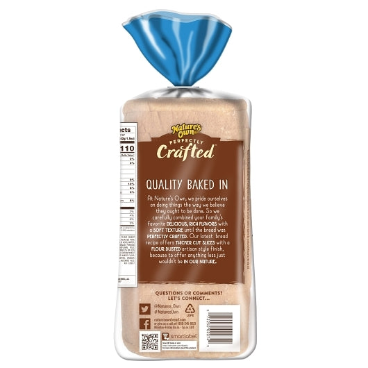 Nature's Own Thick Sliced White Bread, 8 x 22 oz Case - Breads, Rolls & Buns - image 2