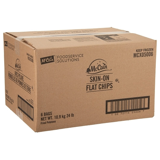 Mccain Fresh-Style Skin On Flat Potato Chips, 6 x 6 x 24 lb Case - DOT product image 6