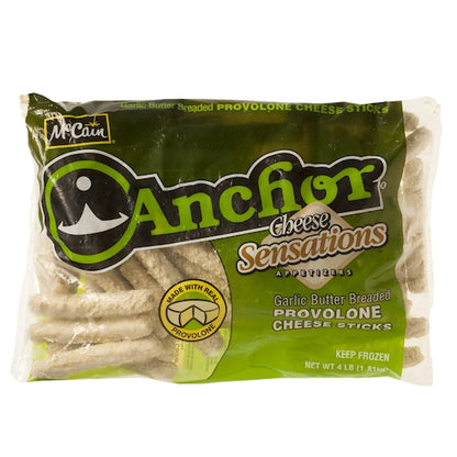 Mccain Provolone Garlic Cheese Sensations Garlic Butter Breaded Provolone Cheese Sticks, 2 x 4 lb Case - DOT product image 3
