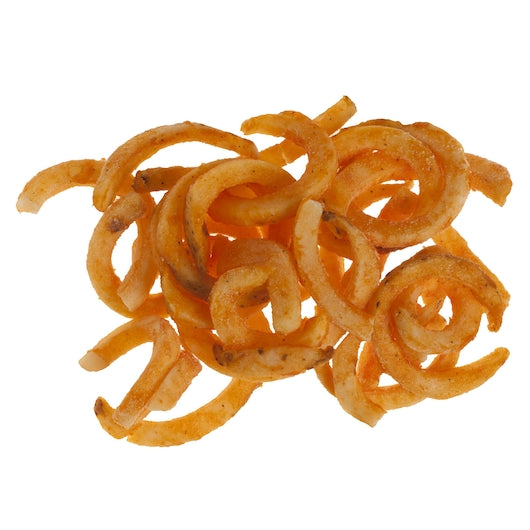 Mccain Redstone Canyon Seasoned Skin On Curly Fries, 6 x 6 x 24 lb Case - DOT product image 4
