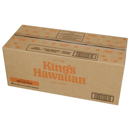 Kings Hawaiian Original Mini Sub Rolls, 12 x 12 oz Case - DOT product image 7