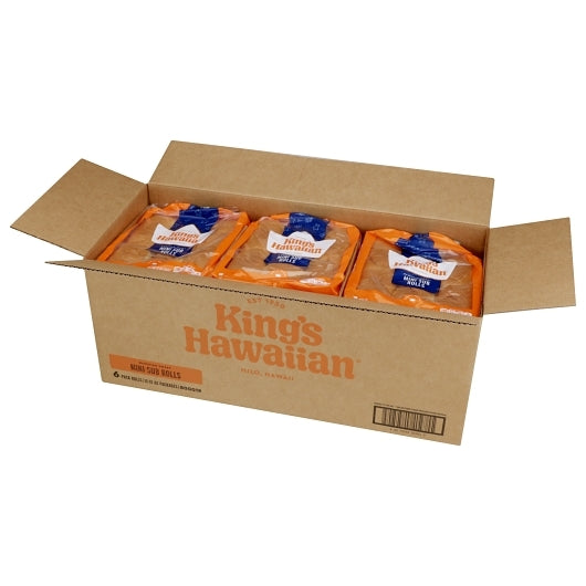 Kings Hawaiian Original Mini Sub Rolls, 12 x 12 oz Case - DOT product image 6
