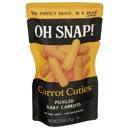 OH Snap Carrot Cuties Pickled Baby Carrots, 12 x 2.5 oz Case - DOT product image 2