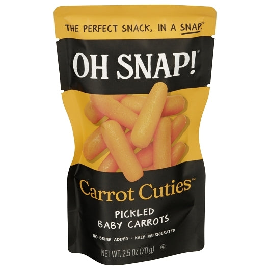 OH Snap Carrot Cuties Pickled Baby Carrots, 12 x 2.5 oz Case - DOT product image 2