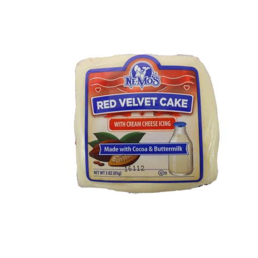Nemo's Red Velvet Cake with Cream Cheese Icing, 6 x 6 x 3 oz Case - DOT product image 6