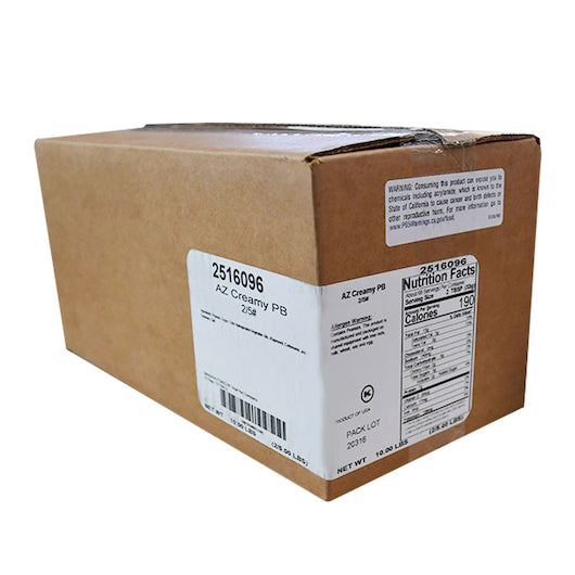 Azar Creamy Peanut Butter, 2 x 5 lb Case - Alternate product angle or state