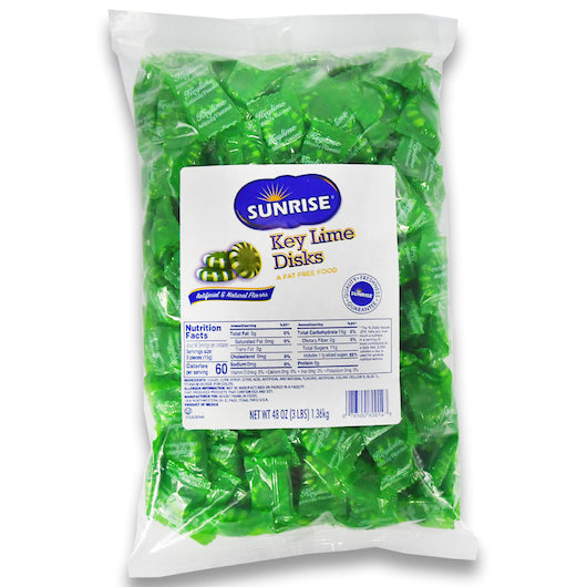 Key Lime Hard Key Lime Disk Individually Wrapped Bulk, 1 x 31 lb Case - DOT product image 2