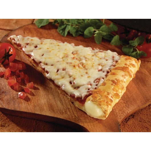 The MAX Whole Grain Stuffed Crust Cheese Pizza Slice, 1 x 72 x 4.84 oz Case - Prepared Foods