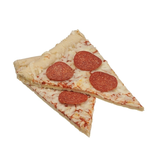 The MAX Whole Grain Reduced Fat Stuffed Crust Pepperoni Pizza Slice, 1 x 72 x 0.304 lb Case - Prepared Foods