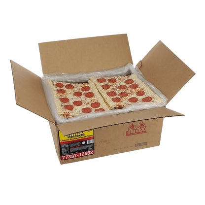 The MAX Whole Grain Reduced Fat Stuffed Crust Pepperoni Pizza Slice, 1 x 72 x 0.304 lb Case - DOT product image 4