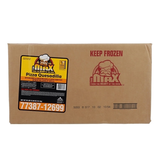 The MAX Pizza Whole Grain Cheese Quesadilla Pizza, 1 x 96 x 4.83 oz Case - DOT product image 6