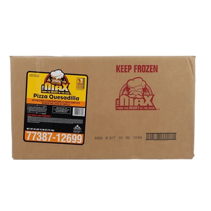 The MAX Pizza Whole Grain Cheese Quesadilla Pizza, 1 x 96 x 4.83 oz Case - DOT product image 6