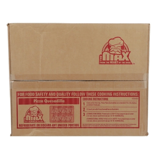 The MAX Pizza Whole Grain Cheese Quesadilla Pizza, 1 x 96 x 4.83 oz Case - DOT product image 7