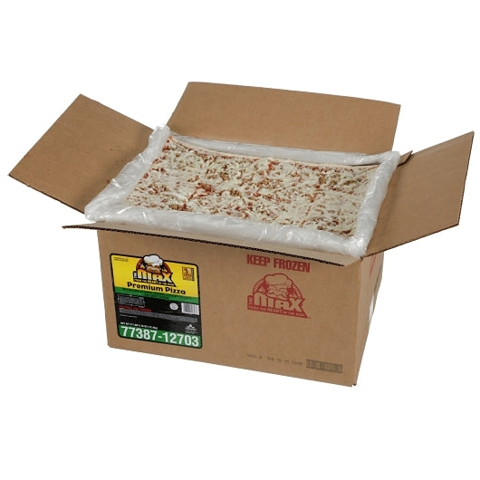 The MAX Whole Grain 4 Inch X 6 Inch Turkey Sausage Pizza, 1 x 96 x 4.56 oz Case - DOT product image 4