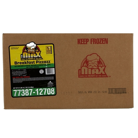 The MAX 3 Inch X 4 Inch Whole Grain Turkey Sausage Breakfast Pizzazz, 1 x 192 x 2.66 oz Case - DOT product image 6