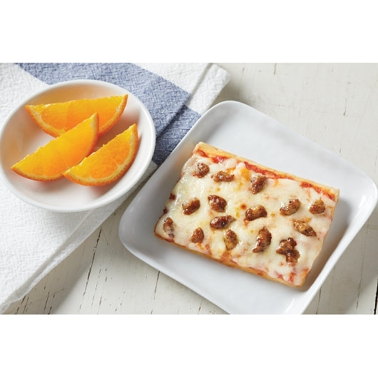 The MAX 3 Inch X 4 Inch Whole Grain Turkey Sausage Breakfast Pizzazz, 1 x 192 x 2.66 oz Case - DOT product image 2