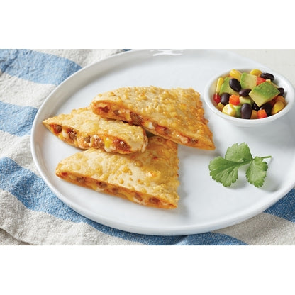 The MAX Fit For Kids Plus Maxsnax Whole Grain Totally Taco 3 Pieces Quesadilla, 1 x 4.09 oz Case - Frozen Snacks &