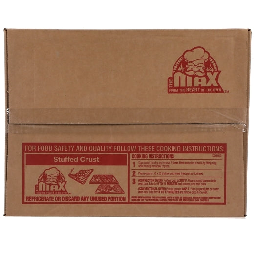 The MAX Fit For Kids Plus Whole Grain Stuffed Crust Cheese Pizza, 1 x 72 x 4.8 oz Case - DOT product image 7