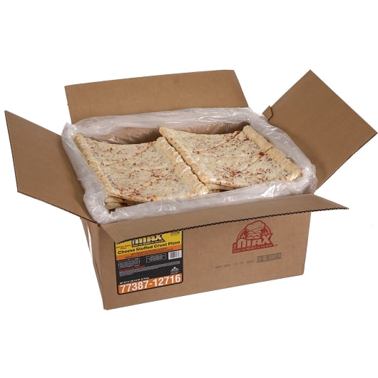 The MAX Fit For Kids Plus Whole Grain Stuffed Crust Cheese Pizza, 1 x 72 x 4.8 oz Case - DOT product image 3