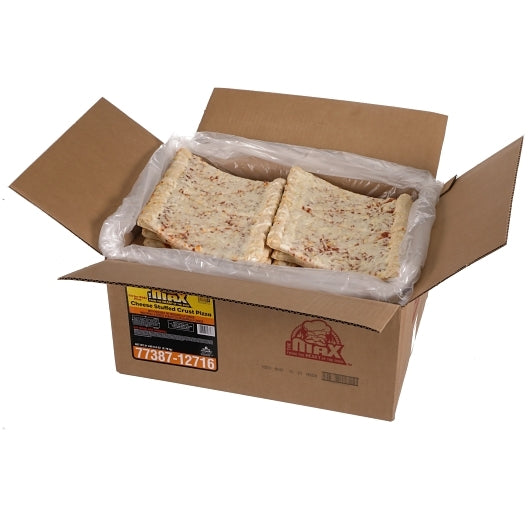 The MAX Fit For Kids Plus Whole Grain Stuffed Crust Cheese Pizza, 1 x 72 x 4.8 oz Case - DOT product image 4