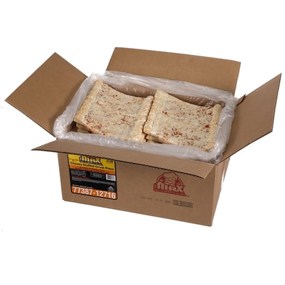 The MAX Fit For Kids Plus Whole Grain Stuffed Crust Cheese Pizza, 1 x 72 x 4.8 oz Case - DOT product image 4