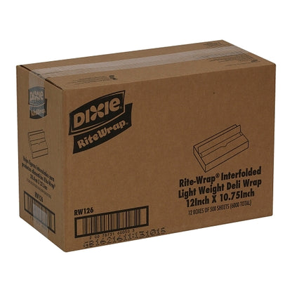 Rite-Wrap DELI PAPER INTERFOLDED 12"X 10 3/4", 12 x 500 ct Case - DOT product image 6