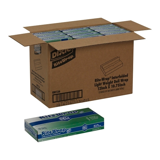 Rite-Wrap DELI PAPER INTERFOLDED 12"X 10 3/4", 12 x 500 ct Case - DOT product image 4