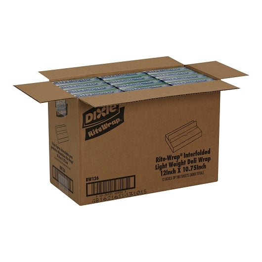 Rite-Wrap DELI PAPER INTERFOLDED 12"X 10 3/4", 12 x 500 ct Case - DOT product image 5