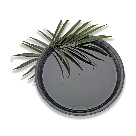 Party Tray ROUND CONSERVE BLACK 16 INCH, 1 x 25 x 25 each Case - DOT product image 3