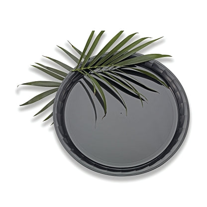 Party Tray ROUND CONSERVE BLACK 16 INCH, 1 x 25 x 25 each Case - DOT product image 3