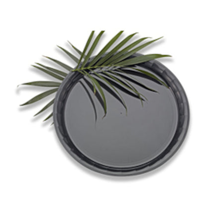 Party Tray ROUND CONSERVE BLACK 16 INCH, 1 x 25 x 25 each Case - DOT product image 2