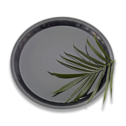Conserve Tray Round Black Conserve 18 Inch, 1 x 25 each Case - Plates Bowls