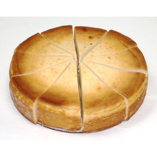 Eli's Big Eli 10 Inch Plain Original Cheesecake, 12 Slices per Cheesecake, 2 x 90 oz Case - Bakery & Desserts