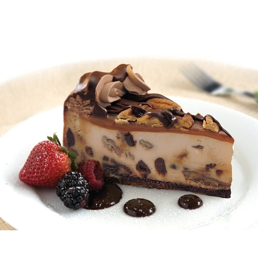 Eli's Totally Turtle 10 Inch Totally Turtle, 14 Slices per Cheesecake, 2 x 95 oz Case - Bakery & Desserts