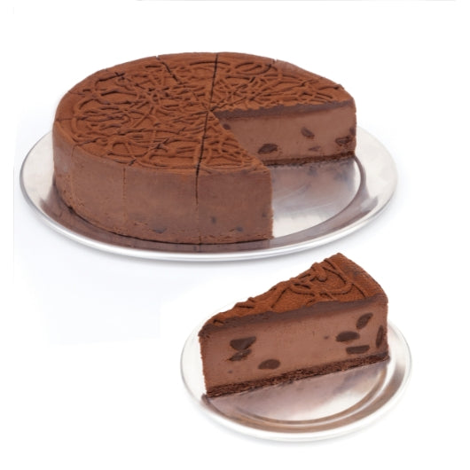 Elis Cheesecake Dream 9 Inch Chocolate Fudge Cheesecake, 14 Slices per Cheesecake, 2 x 66 oz Case - DOT product image 2