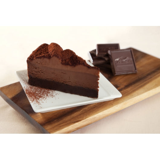 Elis Cheesecake Dream 9 Inch Chocolate Fudge Cheesecake, 14 Slices per Cheesecake, 2 x 66 oz Case - Bakery & Desserts